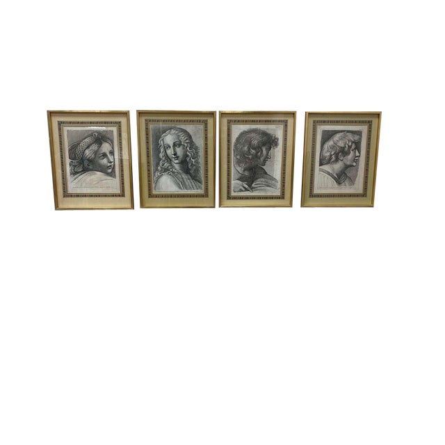 18th Century Italian Plates, Set of 4 For Sale