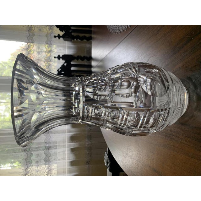 Large Crystal Vase, 1970s For Sale - Image 4 of 18