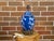 Vintage Cobalt Blue Prunus Blossom Jar, Circa 1900 Made into US Wired Table Lamp For Sale - Image 4 of 8