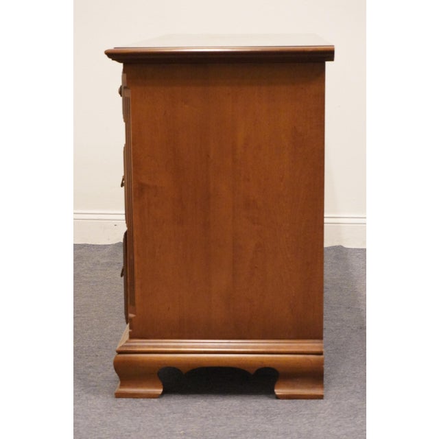 Ethan Allen Old Manor Heirloom Nutmeg Maple 56" Double Dresser 105202