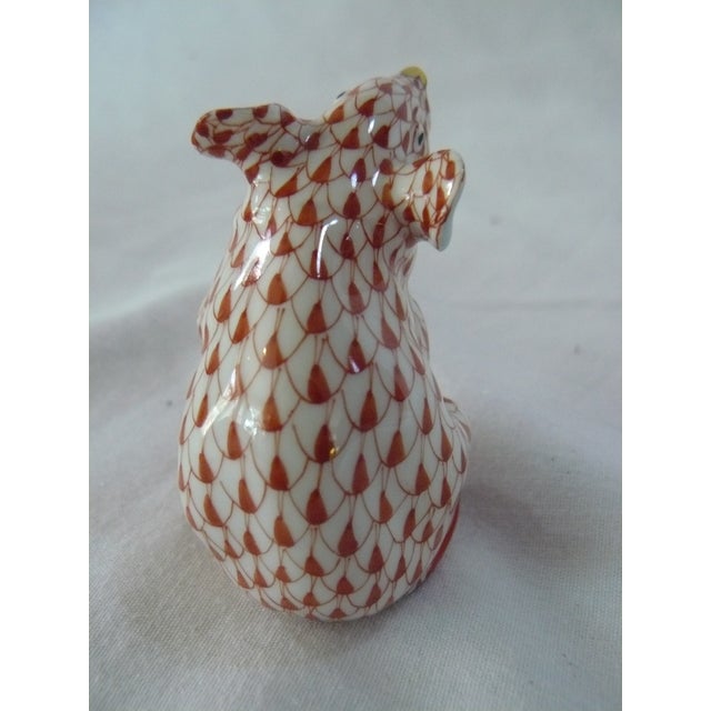 1980s Herend Rust Fishnet Mouse For Sale - Image 5 of 7