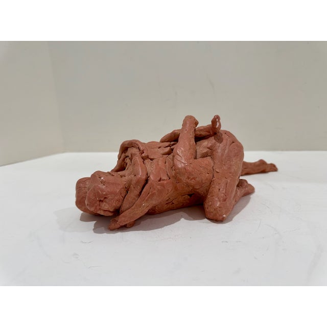 Original Larry Mohr sculpture in terracotta acquired from the artist’s estate. This piece is signed on the left leg. This...