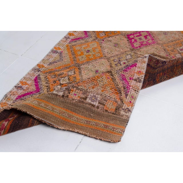 1960s 1960s Anatolian Oushak Hallway Runner For Sale - Image 5 of 10