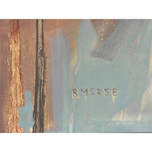 Diffuse by Ryan Morse | Oil on Panel Figure of a seated woman in warm tones. For Sale - Image 4 of 5