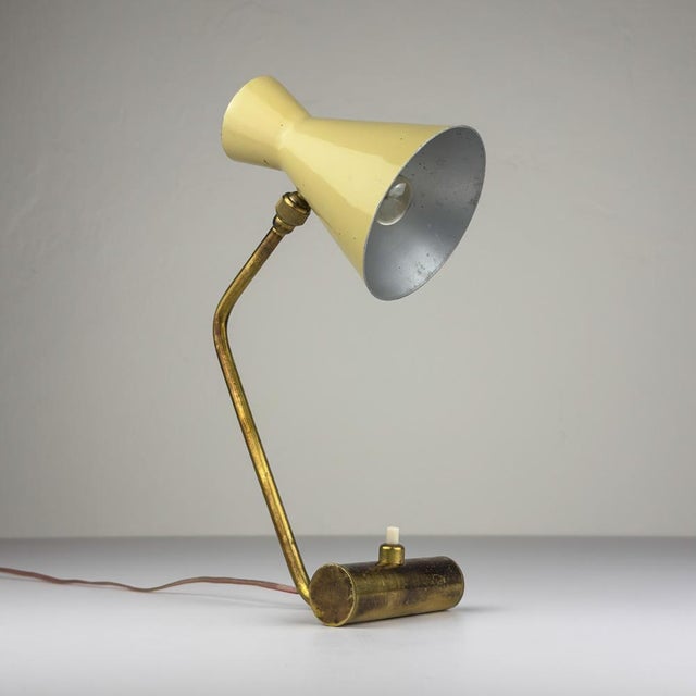 Vintage Metal Table Lamp from Stilnovo, Italy, 1950s For Sale - Image 12 of 18