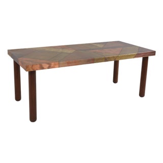 1970s Italian Modernist Dining Table by Lorenzo Burchiellaro For Sale