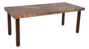 1970s Italian Modernist Dining Table by Lorenzo Burchiellaro