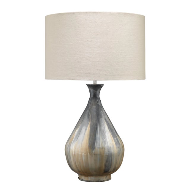 Transitional Jamie Young Daybreak Iron Table Lamp For Sale - Image 3 of 3