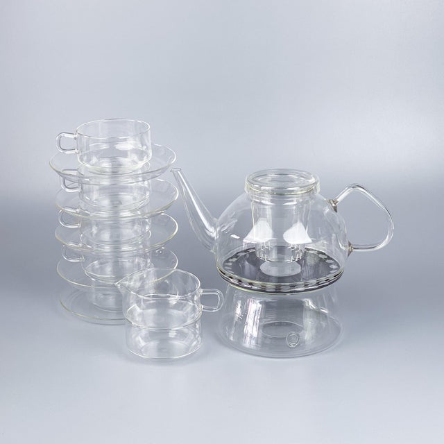 1970s Glass Tea Service by Ilse Decho, 1960s-1980s, Set of 14 For Sale - Image 5 of 18