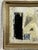 Mid 20th Century Graham Harmon Black and White Abstract Painting For Sale - Image 5 of 9