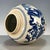 Chinoiserie Blue‑and‑White Crackle‑Glaze Lidded Ginger Jar, Figure Story Motif Porcelain Storage Canister **** For Sale - Image 9 of 9