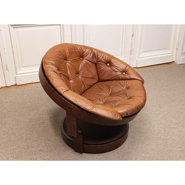 Norwegian Convair Lounge Chair, attributed to Oddmund Vad for Vad Trevarefabrikk, 1970s For Sale - Image 10 of 13