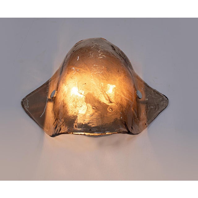 Large Smoked Murano Glass Wall Lights from Kalmar, 1960s, Set of 2 For Sale - Image 6 of 13