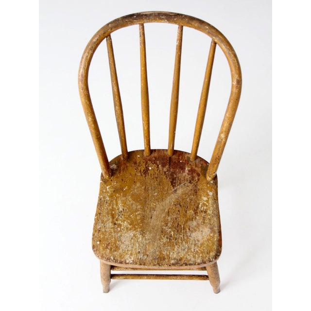 Early 20th Century Antique Windsor Farmhouse Chair For Sale - Image 5 of 18