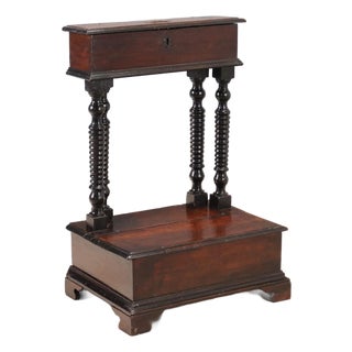 18th Century Walnut Kneeler For Sale