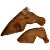Folk Artist John B. Wikoff, Pair of Cedar Horse Sculptures For Sale