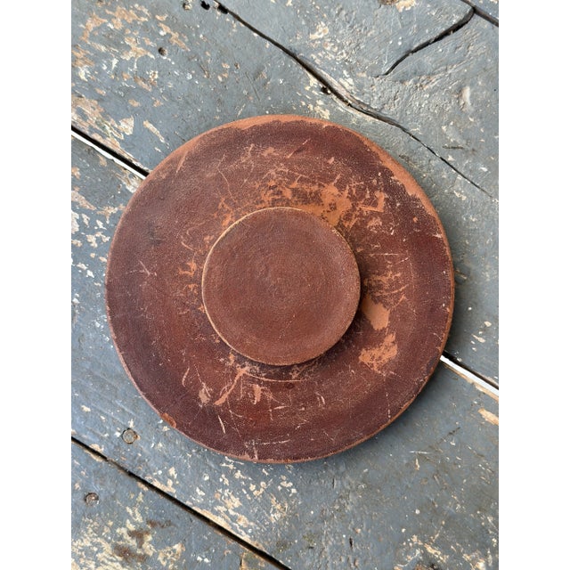 Brown Vintage Stacked Leather + Cork Humidor / Vessel by Gardner-Kates, Circa 1950s For Sale - Image 8 of 11