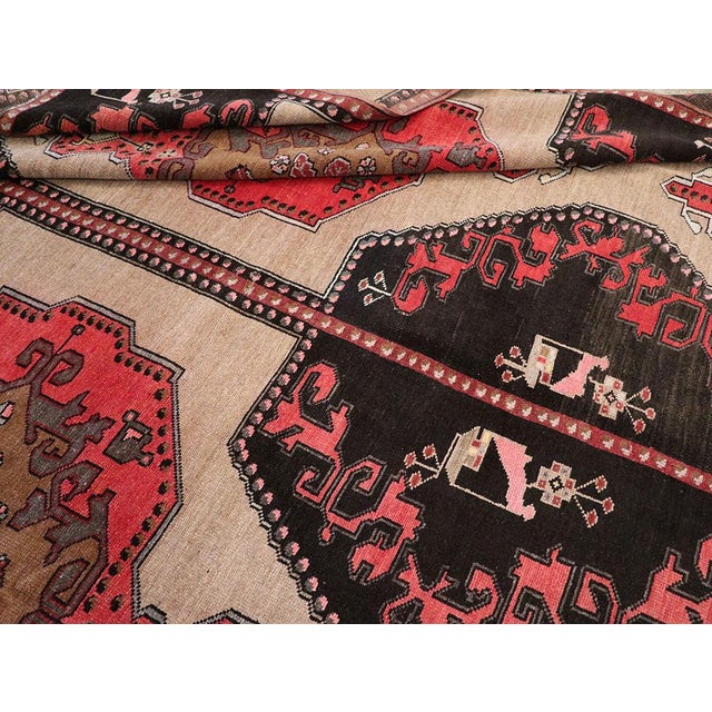 Galerie Shabab Collection Mid-20th Century Turkish Anatolian Room Size Carpet For Sale - Image 10 of 10