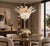 Glass Italian Palmette Murano Glass Chandelier by Fabio LTD For Sale - Image 7 of 7