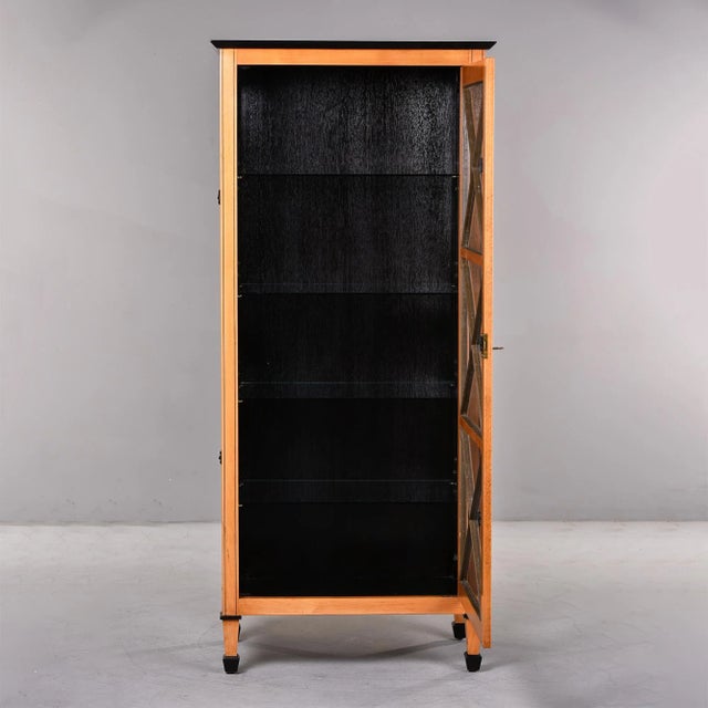 2010s European Bespoke Deco Glazed Cabinet For Sale - Image 5 of 12