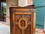 Wood Antique English Tiger Oak Corner Cabinet Barley Twist Jacobean Arts & Crafts For Sale - Image 7 of 18