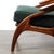 Mid-Century 2249-C Lounge Chair in Walnut & Viridian Velvet by Adrian Pearsall For Sale - Image 10 of 15