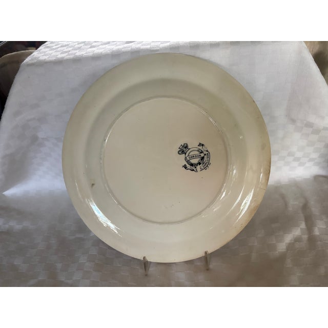 19th Century English Transferware Plate For Sale - Image 9 of 13