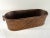 Rattan Wrapped Metal Planter With Round Handles For Sale - Image 9 of 13