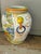 Ceramic Large 21” Hand-Painted Majolica-Style Floor Urn With Lion Head Ring Handles For Sale - Image 7 of 14
