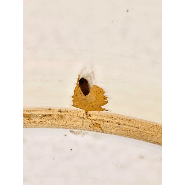 Vintage Italian Floral Decorative Plate For Sale - Image 12 of 13