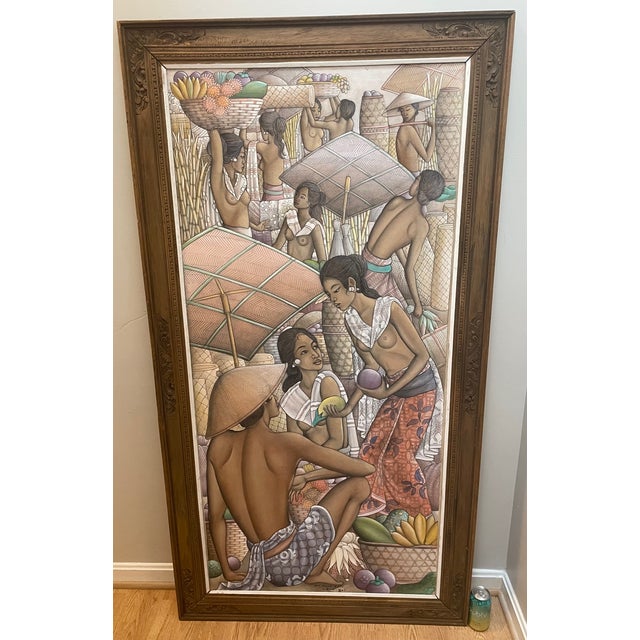 About the Artwork: A true masterpiece. Immerse your space in the vibrant, detailed energy of traditional Bali with this...
