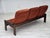 Danish 3-Seater Sofa in Red Velour and Oak, 1970s For Sale - Image 12 of 17