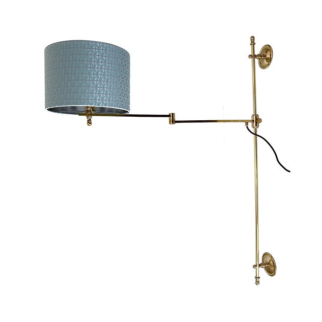 Mid-Century Modern Large Mid-Century Modern Adjustable Sconce in Bronze and Brass, 1960s For Sale - Image 3 of 14