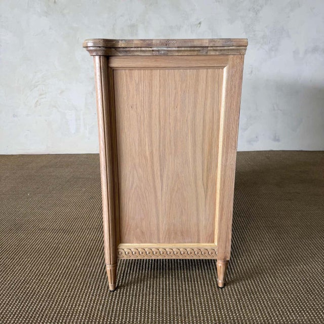 Louis 3 Drawer Commode - White Oak For Sale In Los Angeles - Image 6 of 13