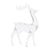 Kenneth Ludwig Chicago Transparent Acrylic Deer Figurines (Set of 2) For Sale - Image 4 of 5