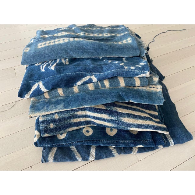 Andrianna Shamaris Antique Indigo Mali Textile For Sale In New York - Image 6 of 18
