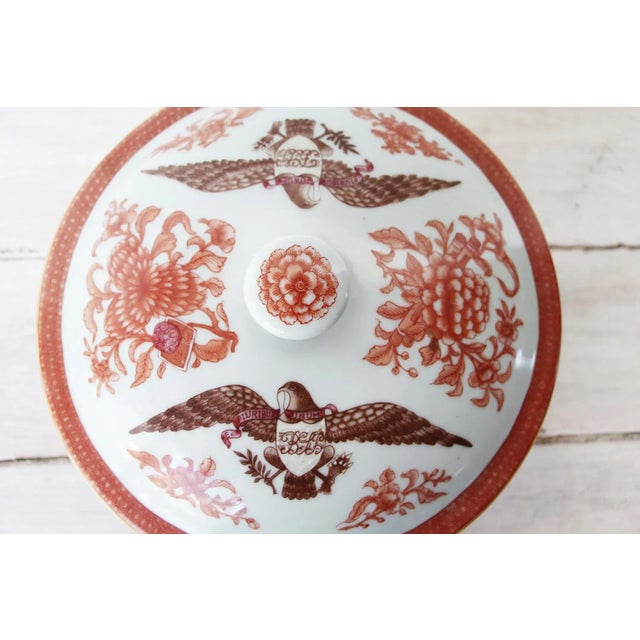 Mid 20th Century Chinese Export American Armorial Porcelain Tureen For Sale - Image 5 of 13