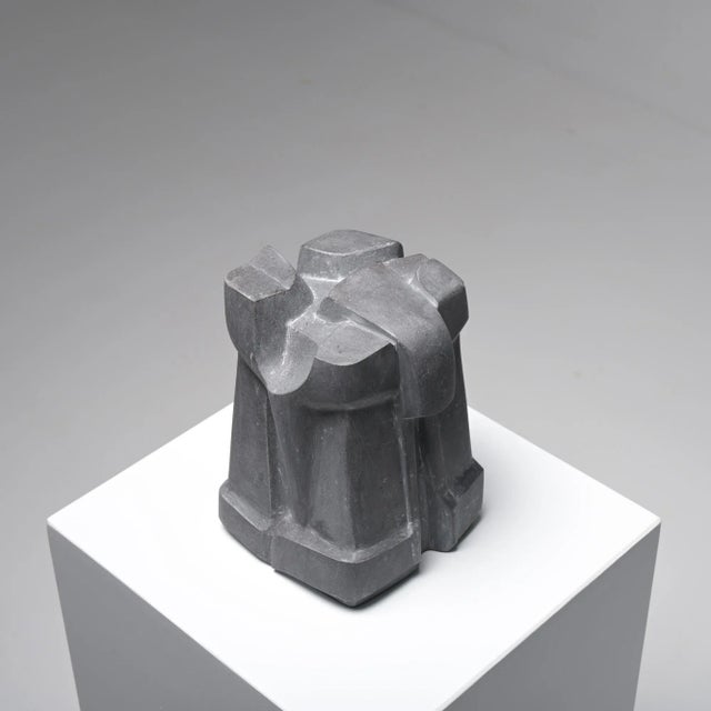 2000 - 2009 Jan Keustermans, Abstract Sculpture, Belgian Blue Stone For Sale - Image 5 of 18