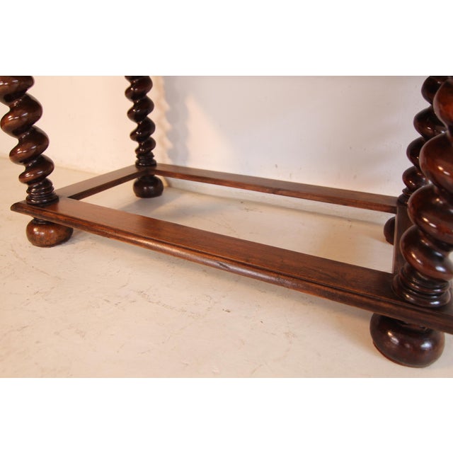Late 19th Century French Louis XIII Walnut Side Table For Sale - Image 10 of 18