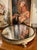 19th Century Italian Empire Mercury-Gilded Bronze Mirrored Plateau Centerpiece For Sale - Image 9 of 14