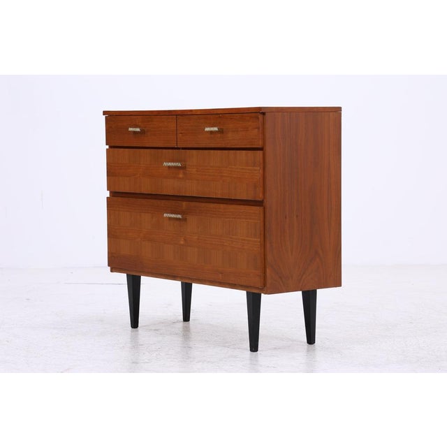 Vintage Walnut Shoe Cabinet, 1960s For Sale - Image 13 of 14