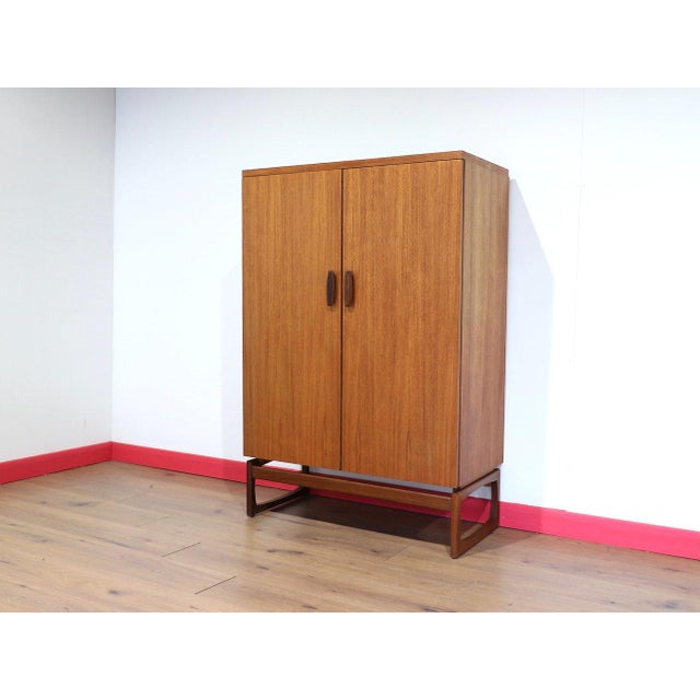 Mid Century Modern Vintage Teak Armoire Wardrobe by G Plan Danish Style For Sale - Image 4 of 15