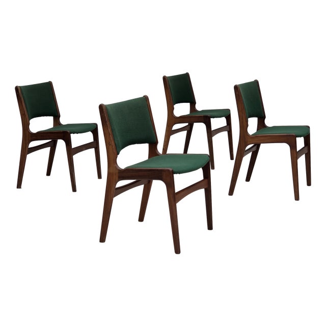 Danish Model 89 Dining Chairs by Erik Buch, 1960s, Set of 4 For Sale