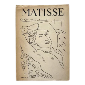" Henri Matisse : Dessins " Vintage 1949 First Edition Lithograph Print French Modern Art Hardcover Book
