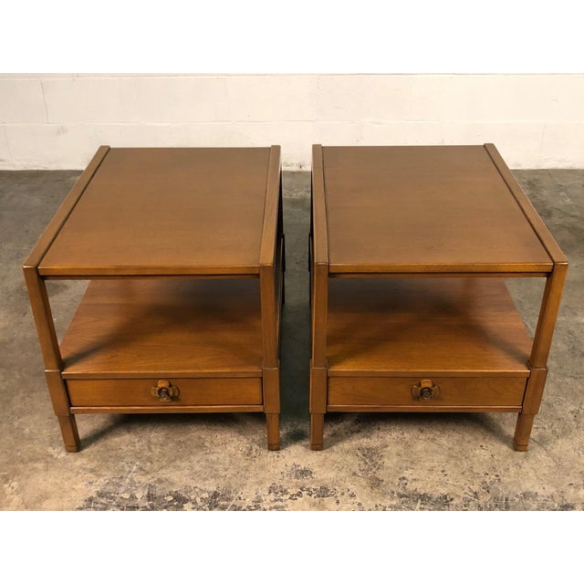 Drexel MidCentury Modern End Table / Nightstand a Pair Chairish