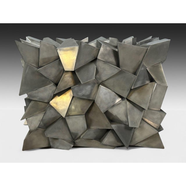 Early 21st Century Modernist, Steel, Geometric Dining Table Base, Usa, 21st C. For Sale - Image 5 of 11