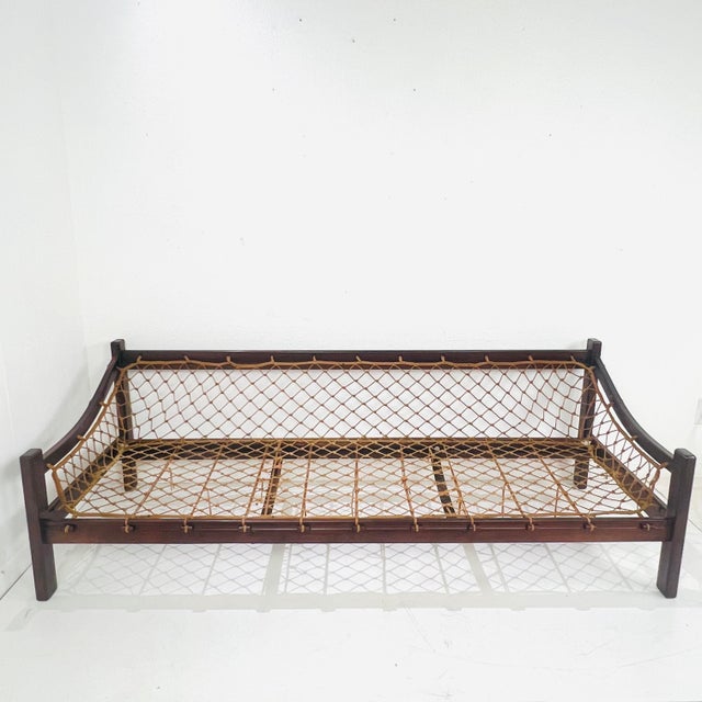 Wood 1960s Brazilian Rosewood "Amazonas" Sofa by Jean Gillon for Italma For Sale - Image 7 of 12
