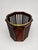English Georgian Mahogany and Brass Slatted Plate Bucket For Sale In Providence - Image 6 of 8