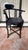 Asian 1990s Asian Black Lacquered Corner Chair For Sale - Image 3 of 8