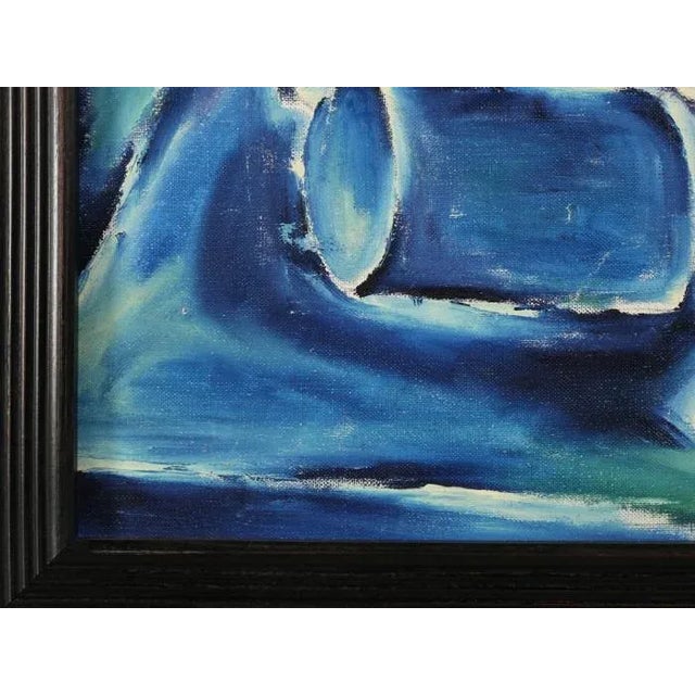Acrylic Painting Attributed to Roland David For Sale In Chicago - Image 6 of 8